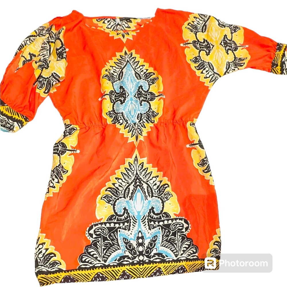 Glam Dress Body Con Resort Wear Paisley Preppy Core Dress Size M